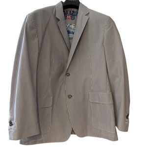 Robert Graham Men's Blue Striped Blazer